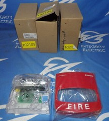 Lot of 3 NIB Simplex 4906-9101 Non-Addressable Red Wall Mount Strobe Fire Ala…
