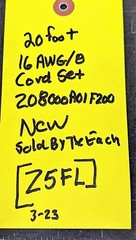 20 ft. 16AWG/8 ST00W 105˚ C 600V Mini-Change B-Size Cord Set (UL) [Z5FL]