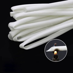 Fibreglass Fire Sleeve 600°C HIGH TEMP Wire Fiber Glass Tube Φ1mm~Φ50mm White