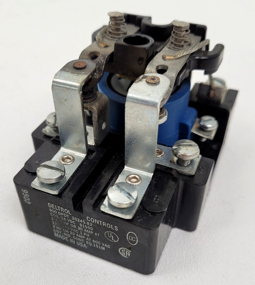 20245-82 Deltrol Controls Power Relay 20A/600V or 30A/240V *NEXT DAY OPTION*