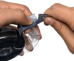 NEW 2-Pk Wrap-It Storage 400-6BLTD Self-Gripping Perforated Hook/Loop 6.5ft Tape