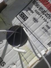 New Box, Genesis RG59/U 95 CCTV 400 foot white wire box general coaxial cable