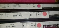 2 PCS HP HDSP-K123 LED DISPLAY Red 637nm .56in Dual Digit 7 Segment