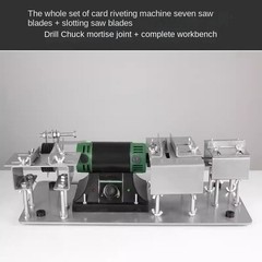 Multi-function Table Saw, Riveting Machine, Cutting Machine and Slotting Machine