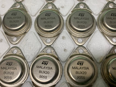 LOT OF 5 BUX20 50A; 350W; TO3