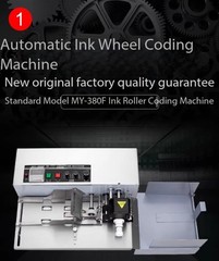 MY-380F Steel Automatic Date Printer Solid Ink Roll Batch Coding Machine