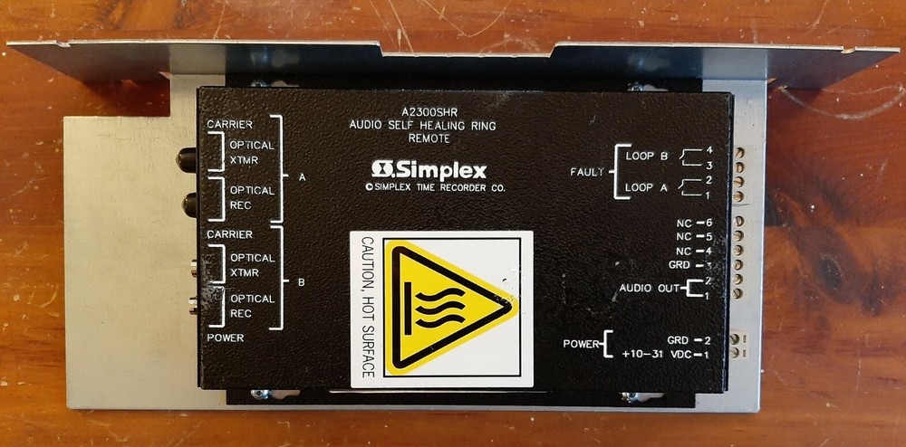 GE Simplex Interlogix A2300SHR Audio Self Healing Ring Remote quantity
