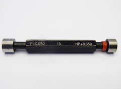 MG Marposs 13mm GO NO-GO Plug  Gauge PI-065 P-0.050 NP+0.050 20 Degree C B40068