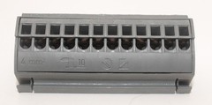 6 PIECE WAGO 812-102 BUSBAR TERMINAL BLOCK 4mm² (DARK GREY) NO BOX
