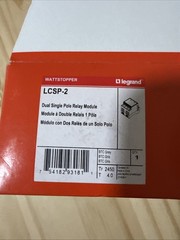 NEW LEGRAND DUAL SINGLE POLE RELAY MODULE # LCSP-2