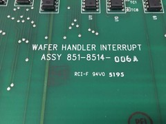SVG Silicon Valley Group 851-8514-006 Wafer Handler PCB Card, 137257