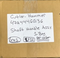 Cutler-Hammer 47A4446G36 Varied Depth Shaft Handle Assembly (f12)