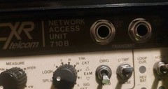 CXR Halcyon 704A2 Wide Band Test Set With CXR Telcom Network Access Unit 710B