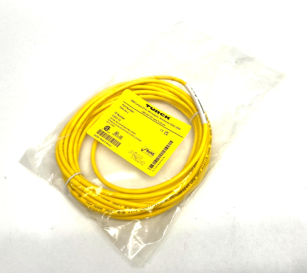 Turck PKW 4M-5 Picofast Single Ended Cordset M8 4-Pin U3501-52