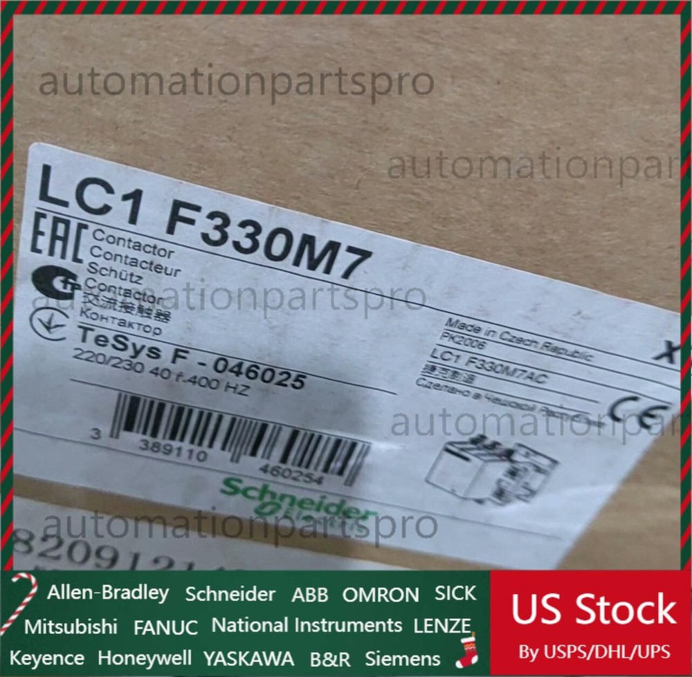 one New snd Contactor LC1F330M7 330A 220V 50/60Hz Fast Ship