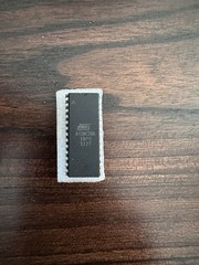 Lot of Vintage IC Chips – Sharp Z80 CPU, Atmel AT28C256 EEPROM, ST M2716 EPROM –