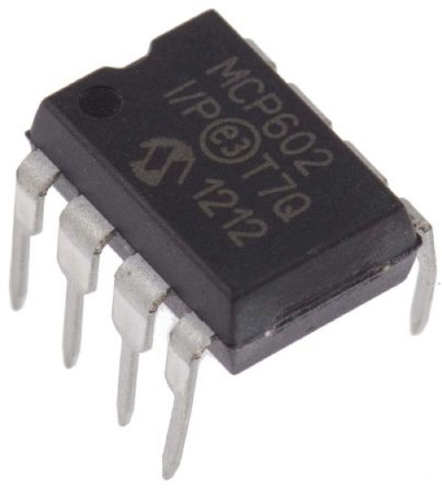5PCS Microchip MCP602-I/P MCP602 Single Supply Dual CMOS Operational Amps New IC