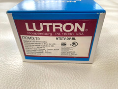 Lutron NTSTV-DV-BL Nova T TV Dimmer Switch Black 120-277V NEW