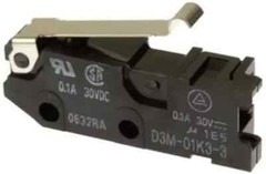 2pc – Omron Electronic Components D3M-01K3-3 Microswitch