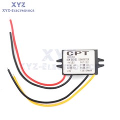 DC 24V to 12V 5A 60W Buck Step-Down Converter Car Power Supply Voltage Regulator