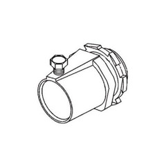 SEPCO TRC-50T, 1/2″, Malleable Iron, Set Screw, Rigid Conduit Connector, 1 pc
