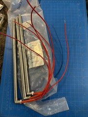 Right angle heating tube L type ZHM3 12*292 220v 300w Qty: 3 Units New