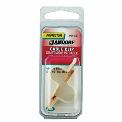 Jandorf Protector CABLE CLIP 2 pk Up To 1/2″ Dia. Wire Adhesive Backed 61406 NEW