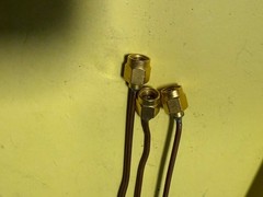 RF Copper Tube Semi Rigid SMA Male to N Male 22/23cm Test Cable Rohde & Schwarz