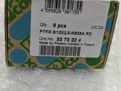 PHOENIX CONTACT PTFIX 6/12X2,5-NS35A RD 3273224 (LOT OF 10)