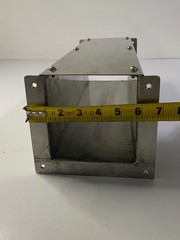 UNBRANDED Stainless Steel Square Wire Way 13-7/8x5x5 & 17-3/8x5x5 (USED)