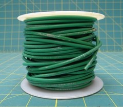 Cerro Wire 12 Gauge Green Machine Tool Wire Partial Reel 68′, Gas/Oil Resistant