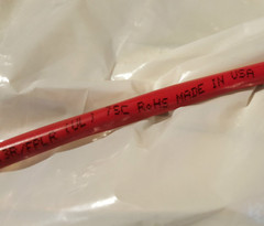 Superior Essex 2F-41x-91 12/2C Solid Riser Fire Alarm/Security Cable Red /50ft