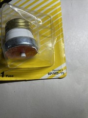 15 Amp Bussmann BP/MB-15 Edison Base Plug Fuse 125V Circuit Breaker NEW