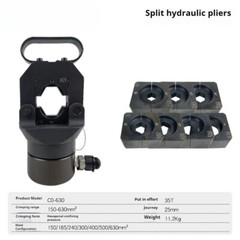 CO-400 Split Hydraulic Pliers Cable Lug Crimping Tool – Portable Split Crimper
