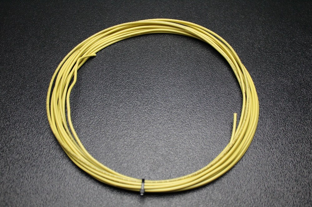 14 GAUGE THHN WIRE STRANDED YELLOW 10 FT THWN 600V BUILDING MACHINE CABLE AWG