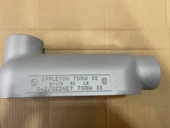 EMERSON OZ GEDNEY NO. LB250A 2-1/2 IN ALUM LB COND BODY