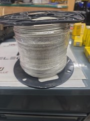 14 AWG Copper Stranded Wire 500′ FT Roll THHN/THWN 600 Volt USA Made UL – White