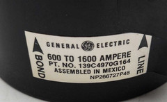 GE 139C4970G164 Neutral Current Transformer Amp Sensor 600A-1600A Used