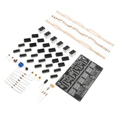 Digital Circuit Clock DIY Electronic Kit Electronic Clock Teaching Kit With Case