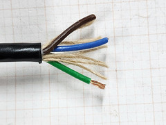 Belden Wire 19402 18/3C SVT Premium Portable Cordage Power Cord Cable Black/10ft