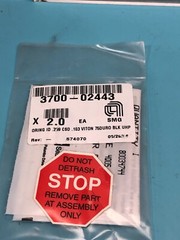 2 AMAT 3700-02443 O-RING, PARKER UHP 2-109-UHP, 184963