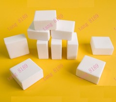 10pcs 95% Alumina Aluminum Oxide Ceramic Square Plate Sheet 10/17.5/20/25/40mm
