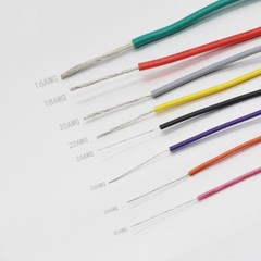 2 Meters/6 FT UL1007 26AWG 1.3mm PVC Electronic Stranded Hook Up Wire Cable