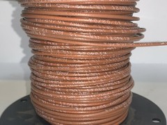UNBRANDED WIRE, E194031, 12 AWG, SOLID COPPER, BROWN, THHN/THWN-2, 600V, 200′
