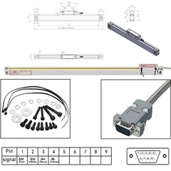 2/3 Axis Digital Readout Linear Scale DRO Display 5μm for Bridgeport/Knee Mill