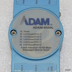 ADVANTECH used ADAM-6520L 5-port Industrial 10/100 Mbps ELEC-I-1796=9C31