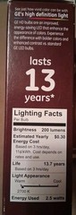 8 LED Chandelier Light Bulbs,Candle Shape,Clear Soft White,200 Lumens,2.5W