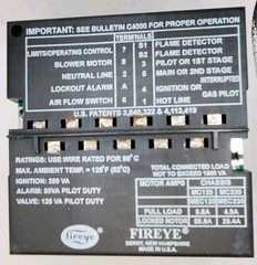 NEW FIREYE MC120 Chassis 120V 50/60Hz 01-MC120