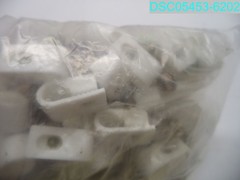 QTY=100: 292 Core Cables Clips Single Coax/Ethernet With 1/2″ Screws