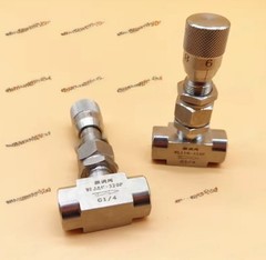 1X Needle Valve Micro Adjustment Valve WL11H-320P Flow Regulating Valve#